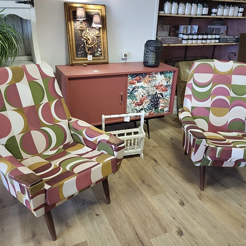 Duo fauteuils vintages